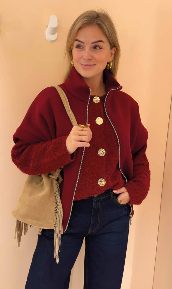 Jacket Alinda bordeaux