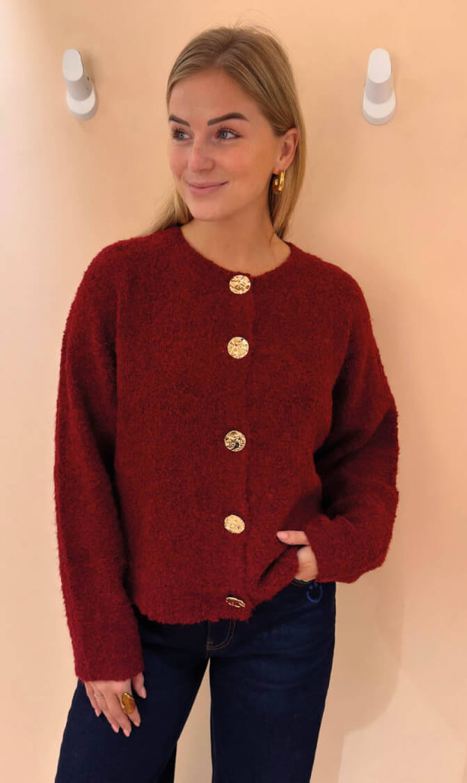 Vest renee bordeaux