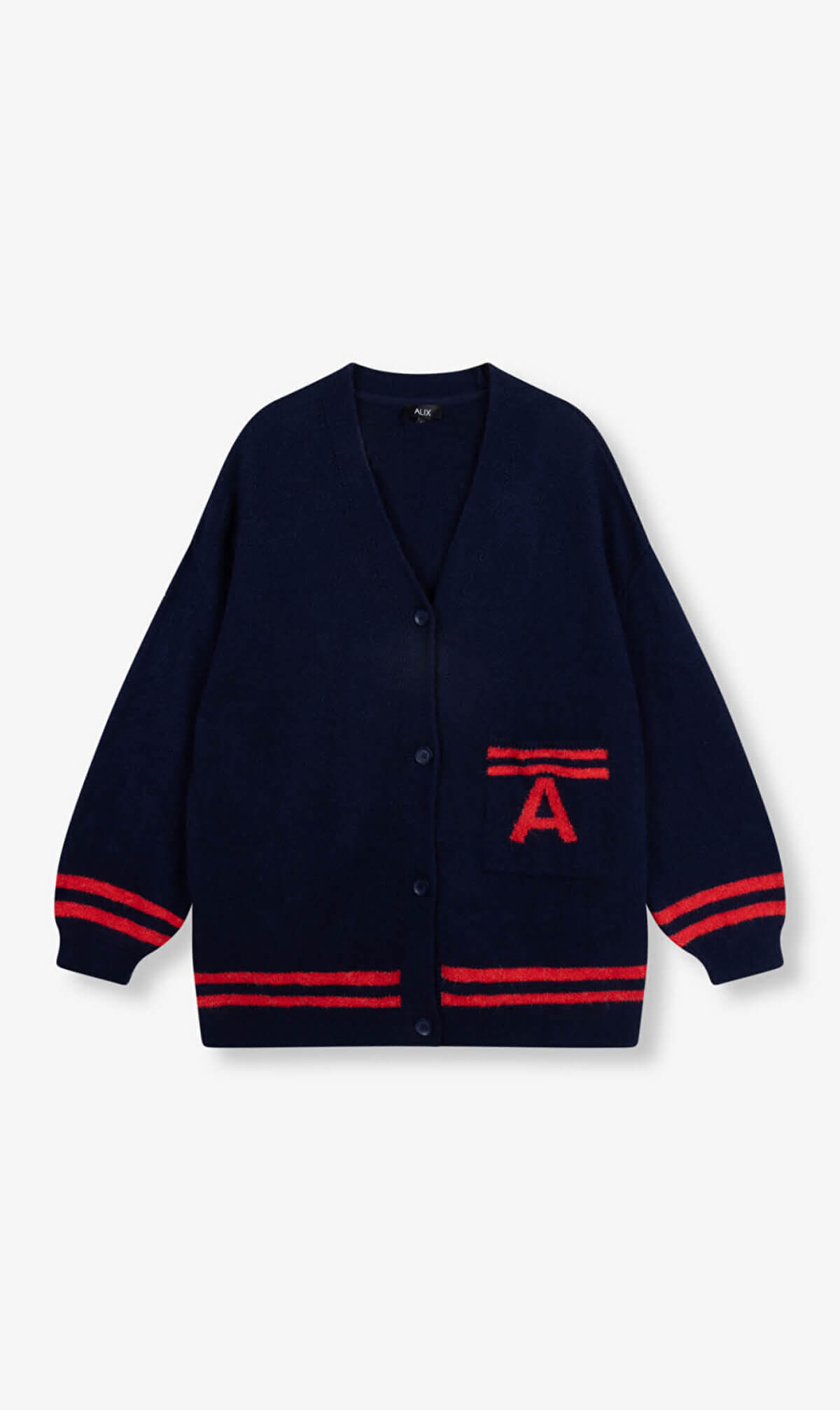 Alix the Label fluffy knit cardigan
